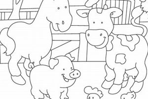 Fun Farm Animals Coloring Pages: Free & Printable! | The Conscious Farmer | Sustainable Agriculture for a Healthier Planet