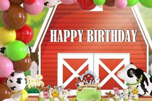 Barnyard Bash: Farm Animal Birthday Party Decorations Ideas | The Conscious Farmer | Sustainable Agriculture for a Healthier Planet