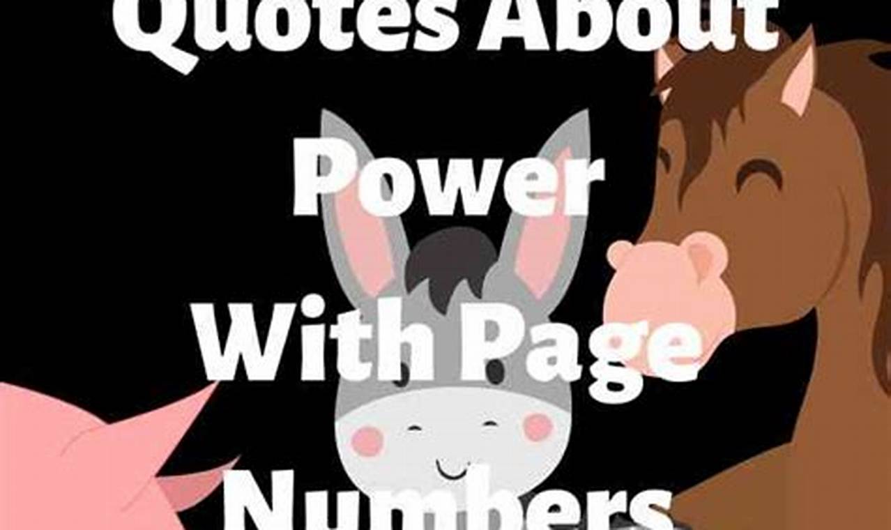 Finding Animal Farm Quotes & Page Numbers A Guide