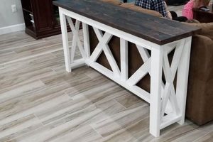 Buy Rustic Farm Sofa Table: Style & Function! | The Conscious Farmer | Sustainable Agriculture for a Healthier Planet