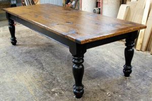Rustic Charm: The Dark Farm Table For Your Home | The Conscious Farmer | Sustainable Agriculture for a Healthier Planet