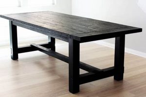Buy Rustic Dark Wood Farm Table Today + Decor Tips | The Conscious Farmer | Sustainable Agriculture for a Healthier Planet
