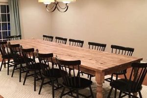Rustic Charm: The Big Farm Table for Gatherings | The Conscious Farmer | Sustainable Agriculture for a Healthier Planet