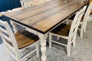 Rustic Charm: Farm House Dining Table & Chairs Sets! | The Conscious Farmer | Sustainable Agriculture for a Healthier Planet