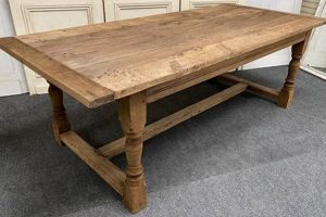 Timeless Oak Farm Table: A Rustic Dining Centerpiece | The Conscious Farmer | Sustainable Agriculture for a Healthier Planet
