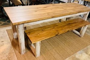 Rustic Farm Bench Table: Seating & Style | The Conscious Farmer | Sustainable Agriculture for a Healthier Planet