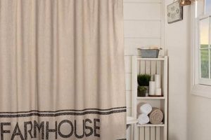 Rustic Charm: Farm House Shower Curtain Styles You'll Love | The Conscious Farmer | Sustainable Agriculture for a Healthier Planet