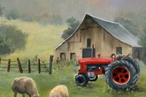 Rustic Farm House Paintings: Art for Country Charm | The Conscious Farmer | Sustainable Agriculture for a Healthier Planet