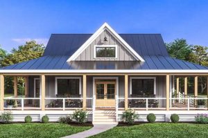 Dreamy Single Story Farm House with Wrap Around Porch Ideas | The Conscious Farmer | Sustainable Agriculture for a Healthier Planet