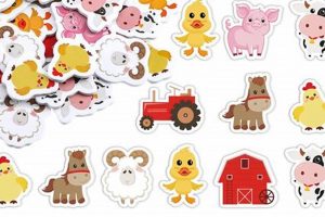 Cute Farm Animal Stickers: Barnyard Fun Decals | The Conscious Farmer | Sustainable Agriculture for a Healthier Planet