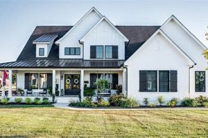 Dreamy Black and White Farm Houses: Designs + Ideas | The Conscious Farmer | Sustainable Agriculture for a Healthier Planet