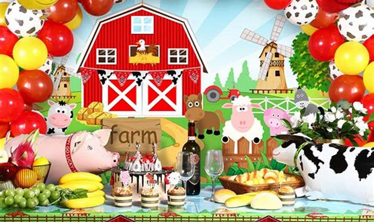 The Ultimate Farm Birthday Supplies Checklist & More! | The Conscious Farmer | Sustainable Agriculture for a Healthier Planet