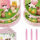 Adorable Farm Animal Birthday Plates: Party Animals! | The Conscious Farmer | Sustainable Agriculture for a Healthier Planet