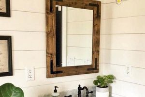Rustic Farm Bathroom Mirror Ideas + Decor | The Conscious Farmer | Sustainable Agriculture for a Healthier Planet