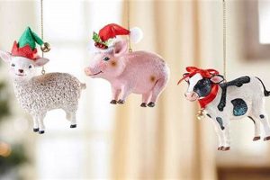Adorable Farm Animal Christmas Ornaments: Charm & Joy! | The Conscious Farmer | Sustainable Agriculture for a Healthier Planet