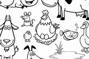 Fun Farm Animals Coloring Page: Creative Fun! | The Conscious Farmer | Sustainable Agriculture for a Healthier Planet