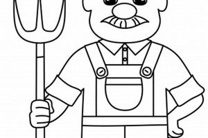 Fun Farmer Coloring Pages: Farm Life Fun! | The Conscious Farmer | Sustainable Agriculture for a Healthier Planet