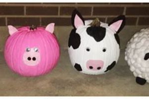 DIY Farm Animal Pumpkins: Fall Farm Fun! | The Conscious Farmer | Sustainable Agriculture for a Healthier Planet