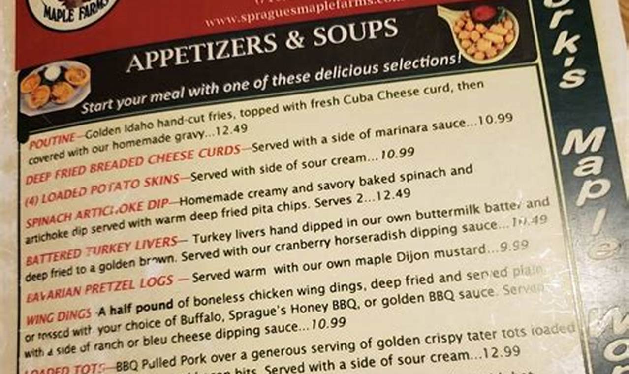 Delicious Sprague's Maple Farms Menu & Local Treats The Conscious Farmer | Sustainable Agriculture for a Healthier Planet Delicious Sprague's Maple Farms Menu & Local Treats | The Conscious Farmer | Sustainable Agriculture for a Healthier Planet