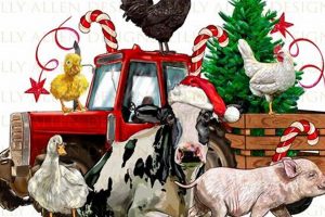 Festive Christmas Farm Animals: Holiday Cheer! | The Conscious Farmer | Sustainable Agriculture for a Healthier Planet