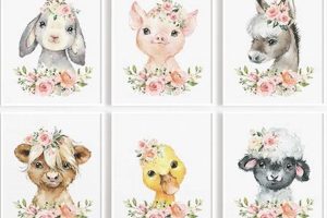 Rustic Charm: Farm Animal Prints Decor & More | The Conscious Farmer | Sustainable Agriculture for a Healthier Planet